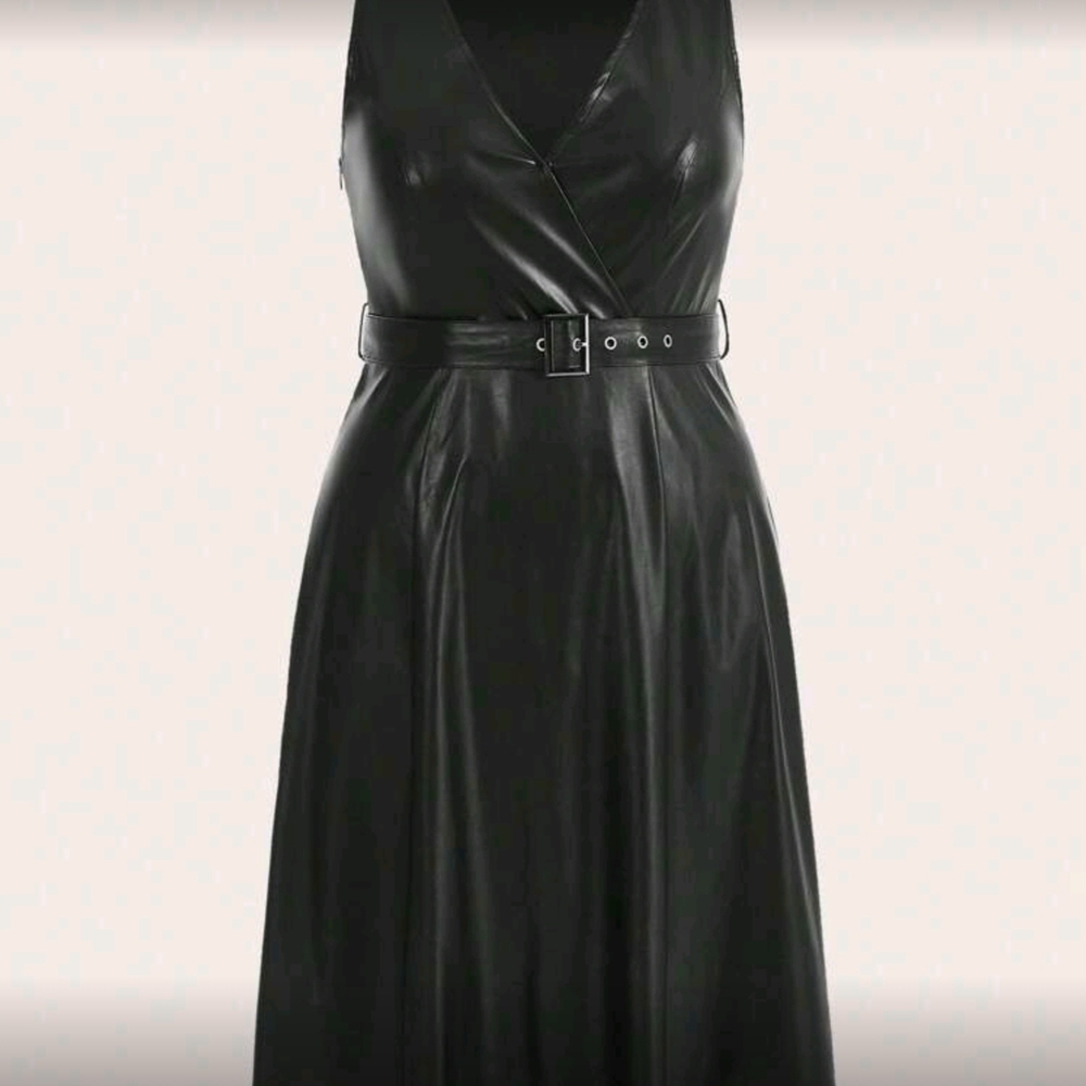 Elegant Black Sleeveless Dress